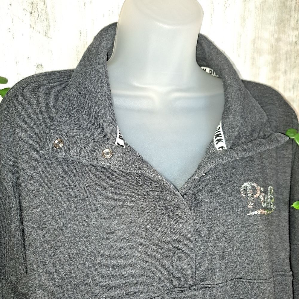 PINK Pullover Sweater with Pockets - Picture 5 of 8